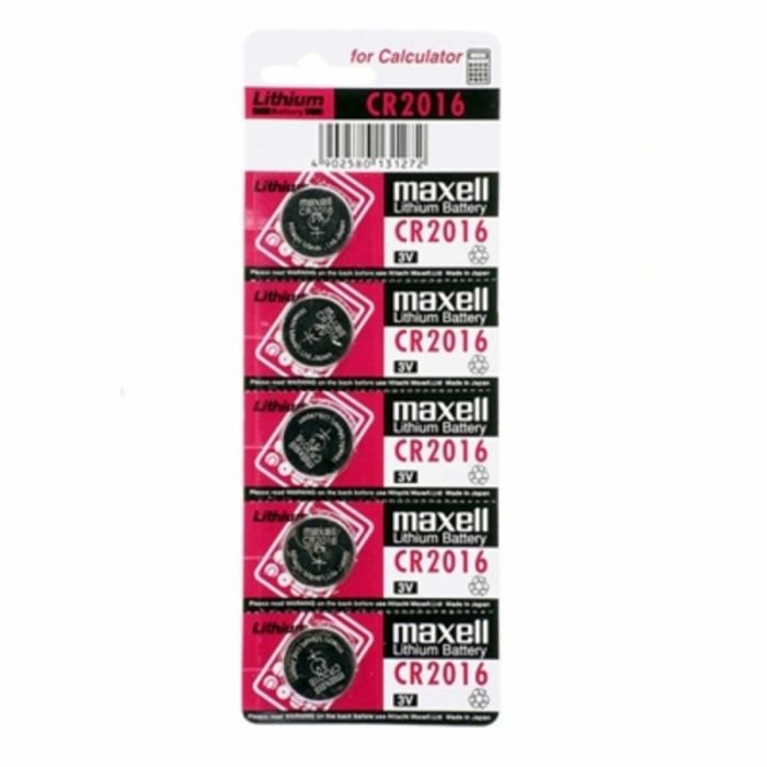 Maxell Pilas Planas De Litio 3 V - Cr2016 -Pack 5-