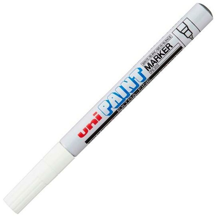 Rotulador permanente Uni-Ball Paint PX-21L Blanco 12 Piezas 1