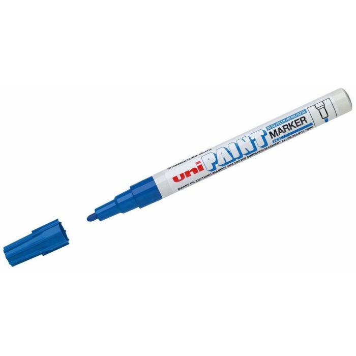 Rotulador permanente Uni-Ball Paint PX-21L Azul (6 Unidades) 1