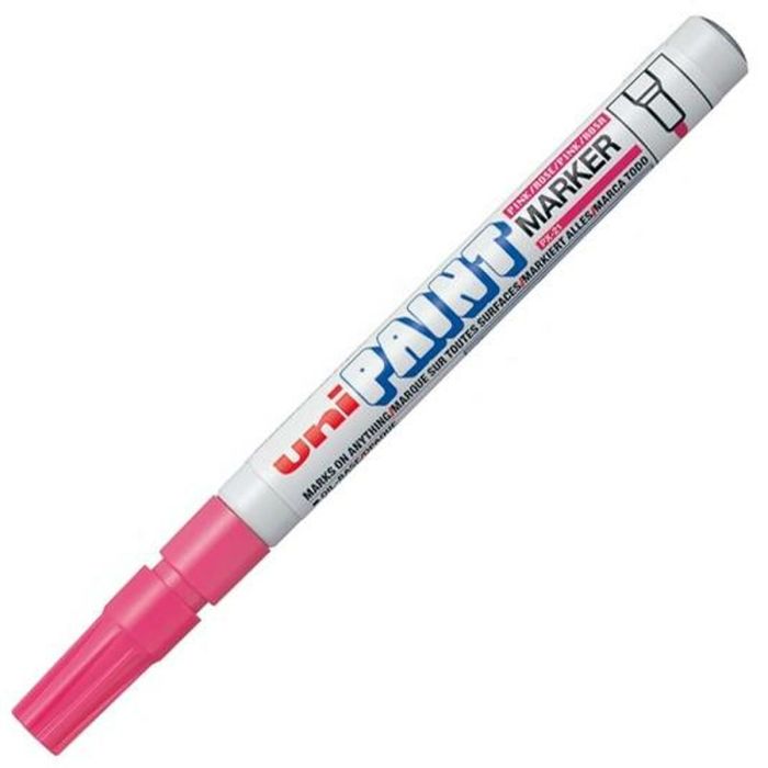 Uniball Marcador Permanente Paint Px-21 L Rosa Caja 12 Ud