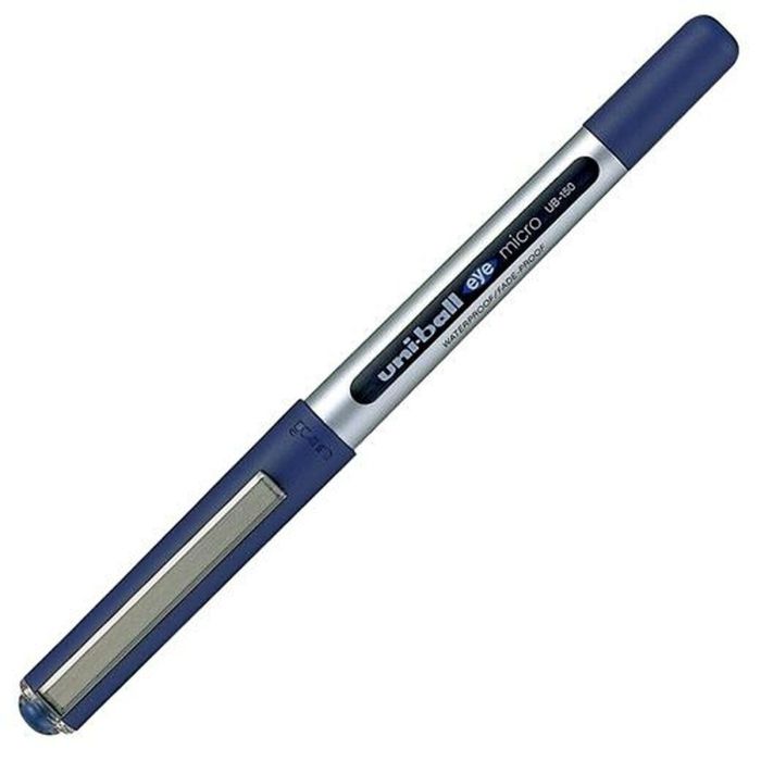 Boligrafo de tinta líquida Uni-Ball Eye Micro UB-150 Azul 0,5 mm (12 Piezas)