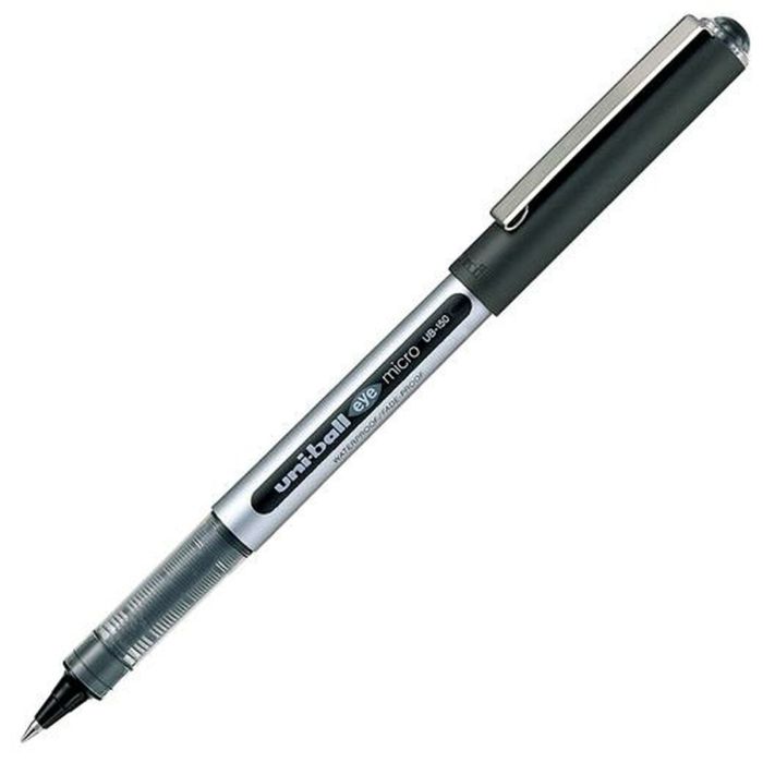 Boligrafo de tinta líquida Uni-Ball Eye Micro UB-150 Negro 0,5 mm (12 Piezas)