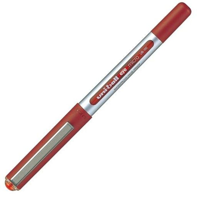 Boligrafo de tinta líquida Uni-Ball Eye Micro UB-150 Rojo 0,5 mm (12 Piezas)