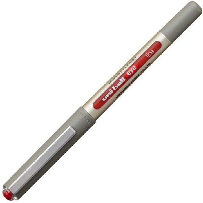 Boligrafo de tinta líquida Uni-Ball Rollerball Eye Fine UB-157 Rojo 0,7 mm (12 Piezas)
