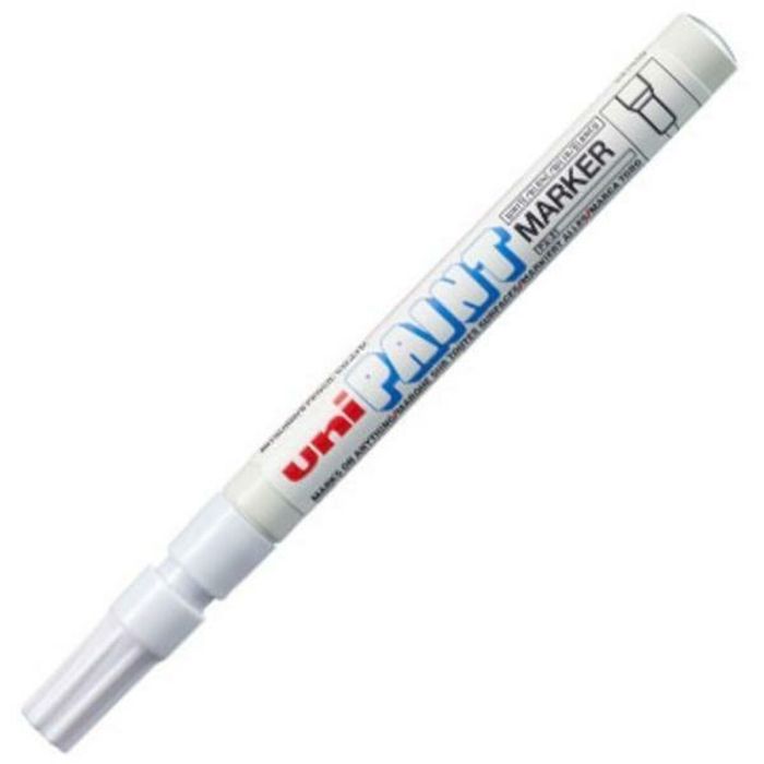 Rotulador permanente Uni-Ball PX-20 Blanco (12 Unidades)