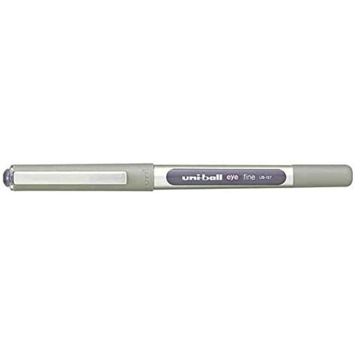 Boligrafo de tinta líquida Uni-Ball Rollerball Eye Fine UB-157 Violeta 0,7 mm (12 Piezas) 1