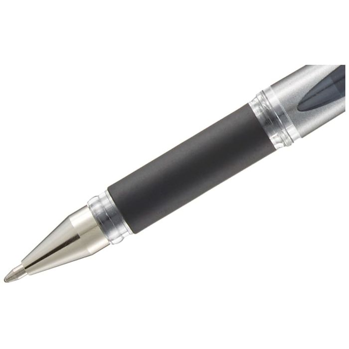 Bolígrafo de tinta líquida Uni-Ball Signo Broad UM-153 W Negro 12 Unidades 4