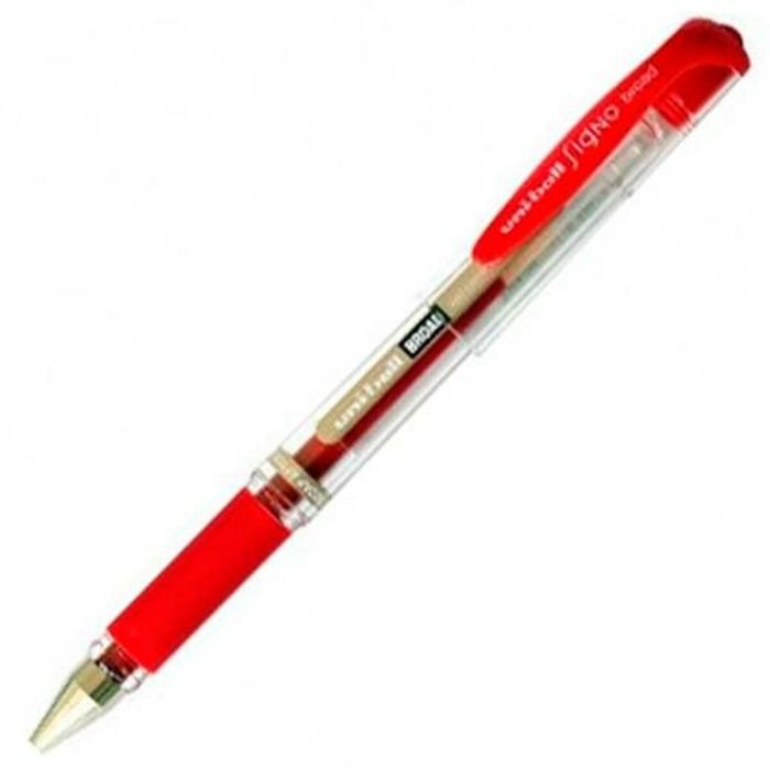 Boligrafo de tinta líquida Uni-Ball Signo Broad UM-153 W Rojo 0,6 mm (12 Piezas)