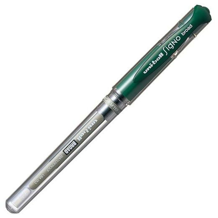 Uniball Rollerball Signo Broad Um-153 1.0 mm Verde Caja 12 Ud