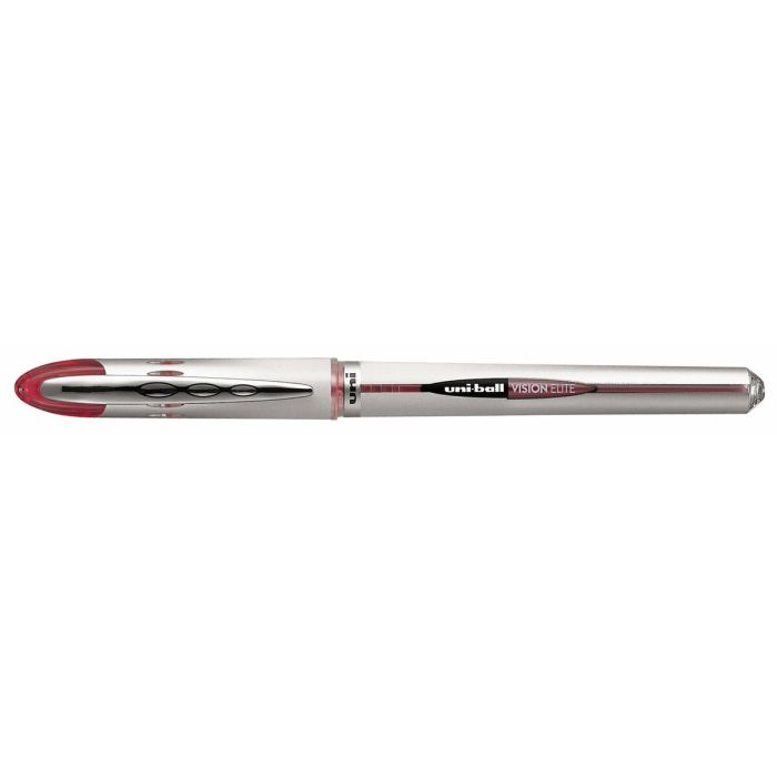 Bolígrafo de tinta líquida Uni-Ball Vision Elite UB-200 Rojo 12 Unidades 1