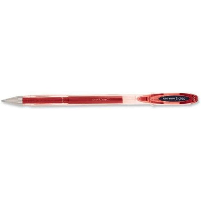 Boligrafo de tinta líquida Uni-Ball Rollerball Signo Basicos UM-120 Rojo 0,5 mm (12 Piezas) 1