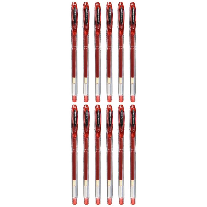 Uniball Rollerball Signo Um-120 0.7 mm Rojo Caja 12 Ud