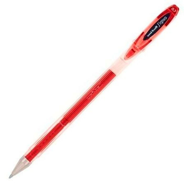 Boligrafo de tinta líquida Uni-Ball Rollerball Signo Basicos UM-120 Rojo 0,5 mm (12 Piezas) 2