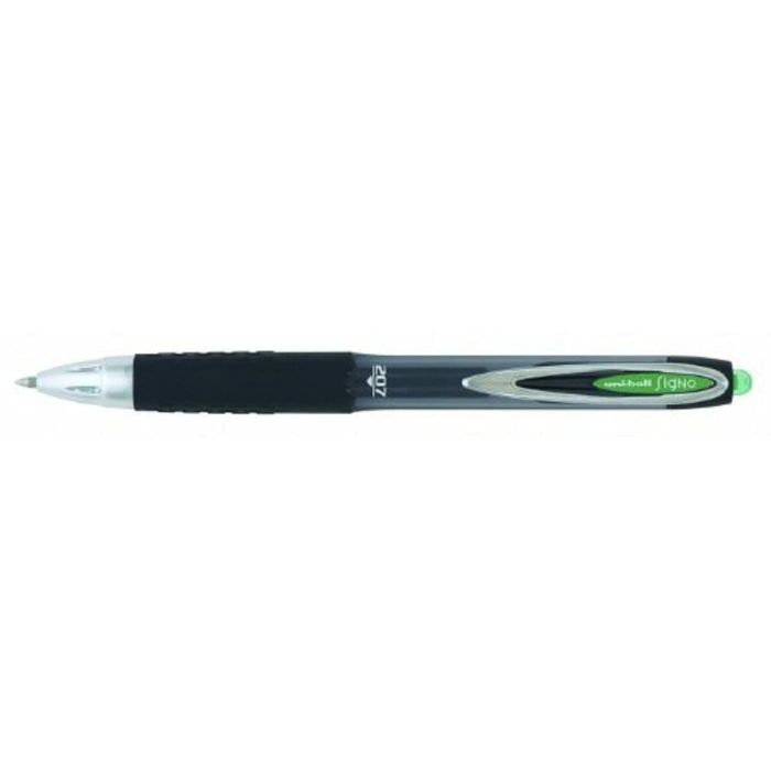 Uniball Rollerball Signo Umn-207 Retráctil 0.7 mm Verde Caja 12 Ud