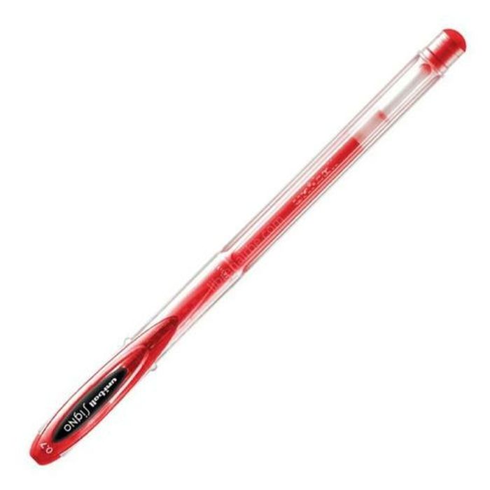 Boligrafo de tinta líquida Uni-Ball Rollerball Signo Angelic Colour UM-120AC Rojo 0,45 mm (12 Piezas)