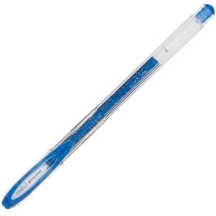 Boligrafo de tinta líquida Uni-Ball Sparkling UM-120SP Azul 0,5 mm (12 Piezas)