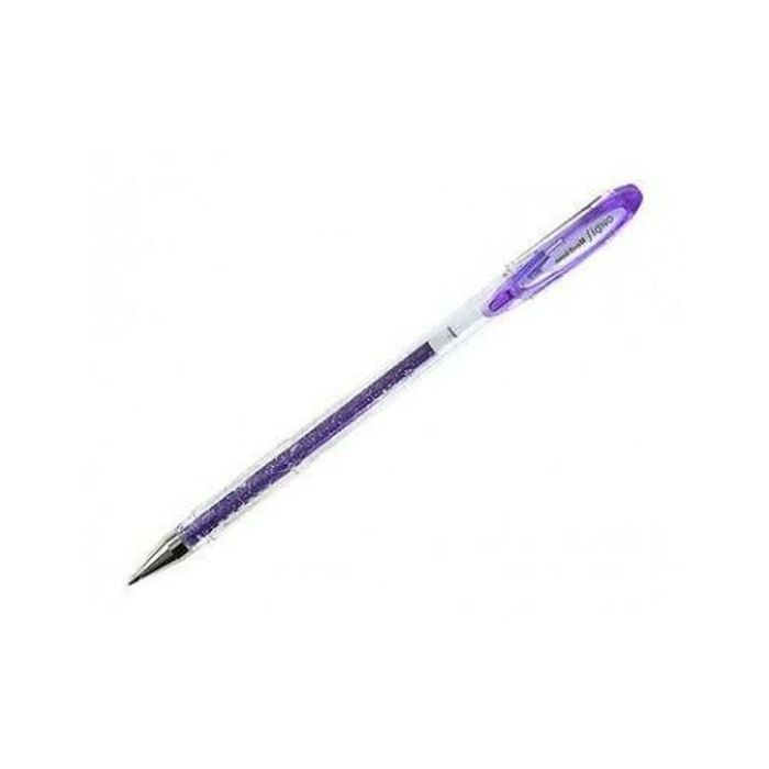 Bolígrafo de tinta líquida Uni-Ball Sparkling UM-120SP Violeta 12 Unidades 1