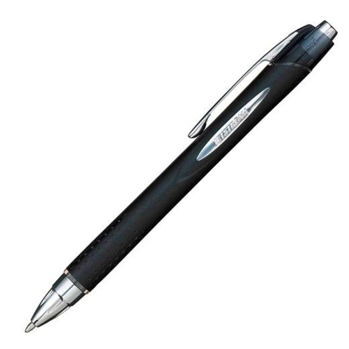 Boligrafo de tinta líquida Uni-Ball Jetstream Negro 1 mm (12 Piezas)