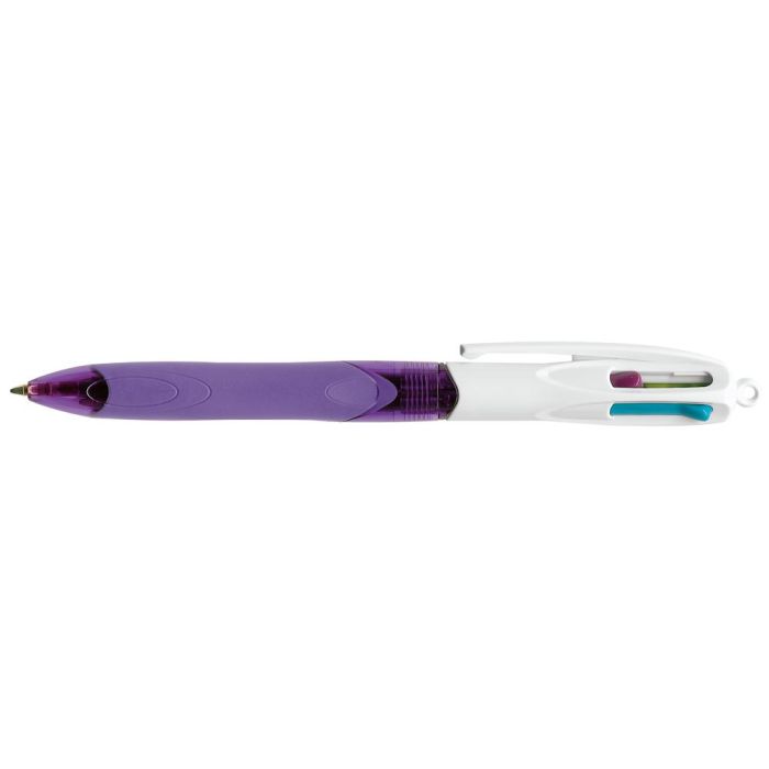 Boligrafo Bic Cuatro Colores Con Grip Colores Pastel Punta 1 mm 12 unidades 2