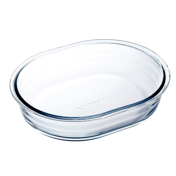 Molde Tarta Oval Horno Boro Ocuisine Vidrio Ô Cuisine 25x20X6 cm