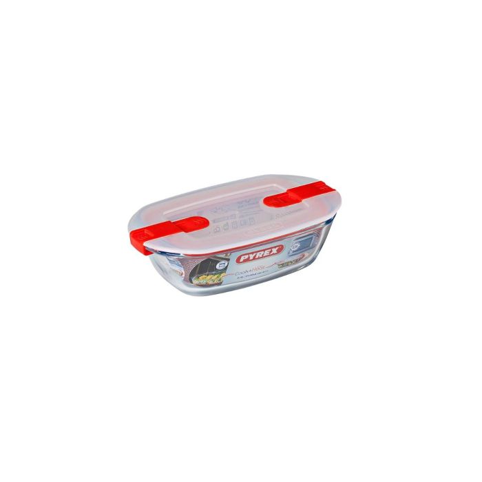 Hermetico Rectangular Boro Cook&Heat Pyrex 17x10X5 cm-0,4 L 3