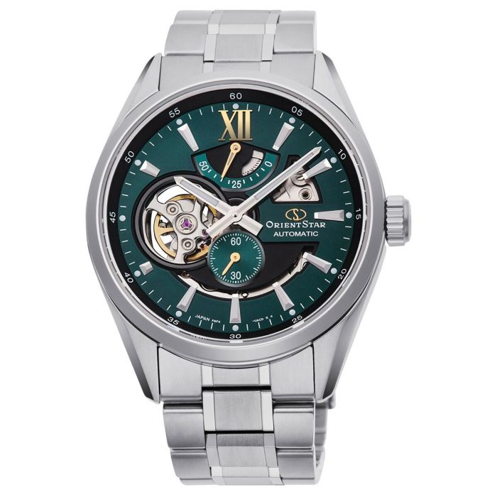Reloj Hombre Orient RE-AV0114E00B Verde Plateado (Ø 21 mm)