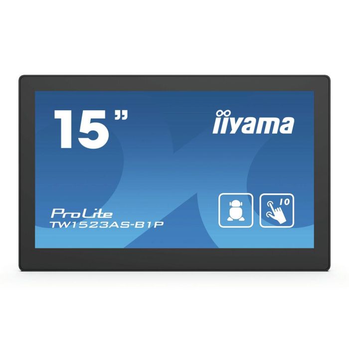 (Ults.Uds.) Panel Pc Iiyama 15.6" Tactil 10P / Android 8.1 / 1920X1080 / 385Cd/ 1000:1/ Poe / Wifi / Mm / Bt 4.0 / Micro-Sd Slot (Tw1523Ac-B1P)