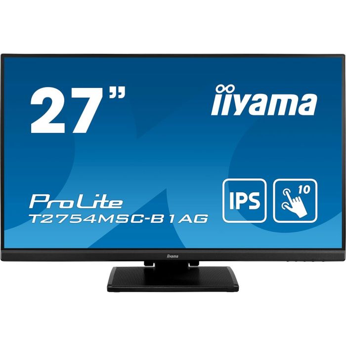 iiyama ProLite T2754MSC-B1AG monitor pantalla táctil 68,6 cm (27") 1920 x 1080 Pixeles Multi-touch Multi-usuario Negro