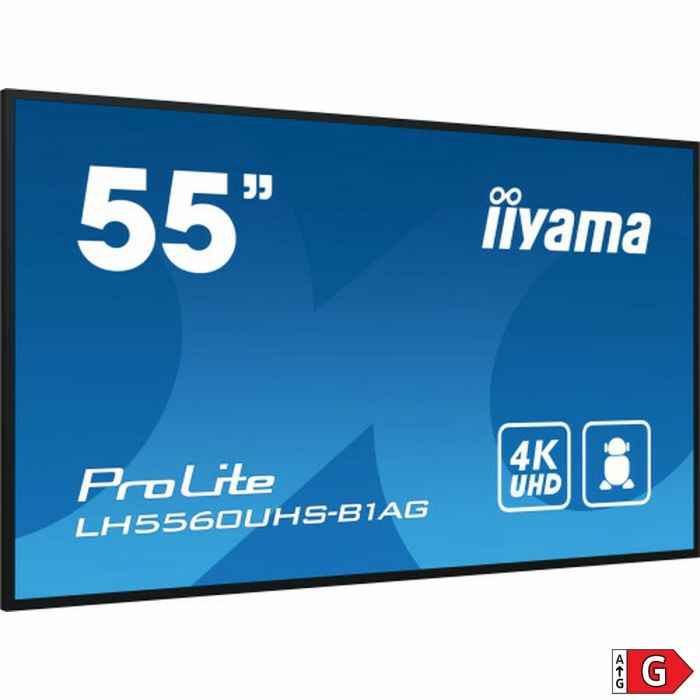 Monitor Videowall Iiyama LH5560UHS-B1AG 55" 4K Ultra HD 50 Hz 60 Hz 6 Monitor Videowall Iiyama LH5560UHS-B1AG 55" 4K Ultra HD 50 Hz 60 Hz 6