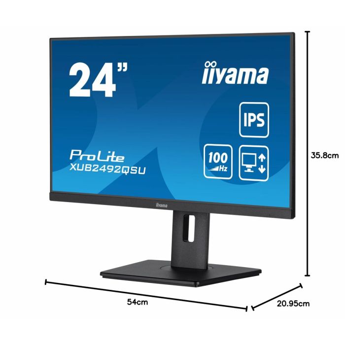 Monitor Iiyama XUB2492QSU-B1 24" 100 Hz LCD Wide Quad HD 1