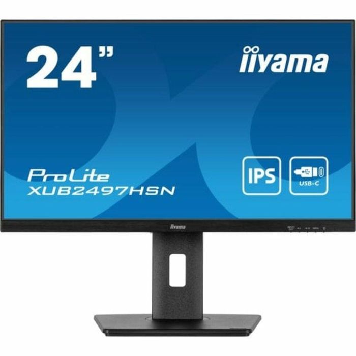 Monitor Iiyama 24",Panel Ips, 100Hz,Conector Dock Usb C,Altavo,Salida de Audio,Pivot Ambos Lados