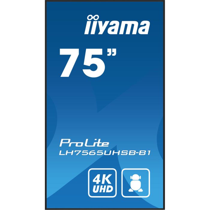 Monitor Videowall Iiyama ProLite LH7575UHS-B1AG 75" 4K Ultra HD 7