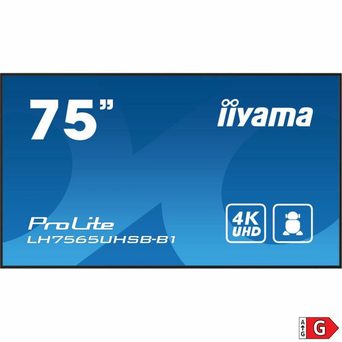 Monitor Videowall Iiyama ProLite LH7575UHS-B1AG 75" 4K Ultra HD 8