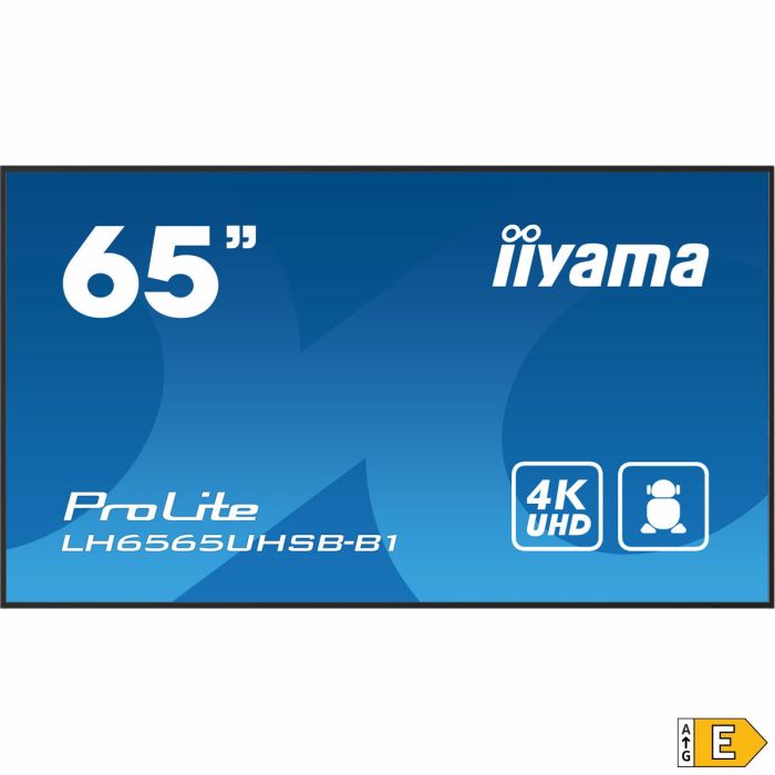 Monitor Videowall Iiyama ProLite LH6565UHSB-B1 65" 4K Ultra HD 50 - 60 Hz 60 Hz 8