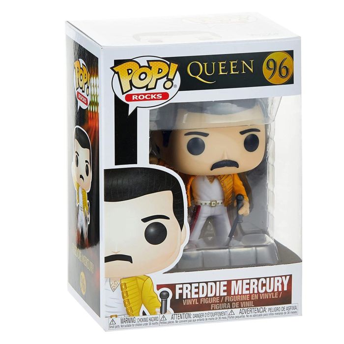 Funko Pop Fig Vinilo Freddie Mercury Wembley1986 33732 Queen 1