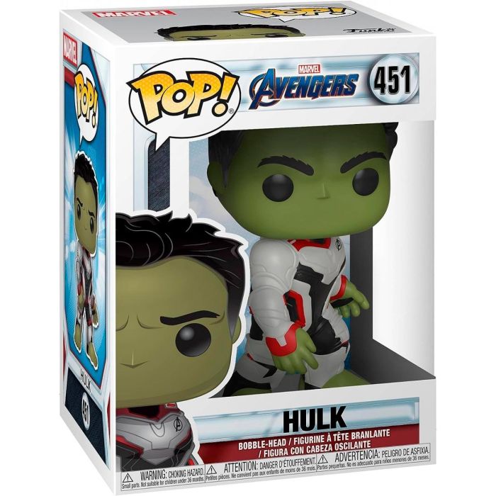 Funko Pop Figura Vinilo Hulk Avengers Endgame 36659 Marvel