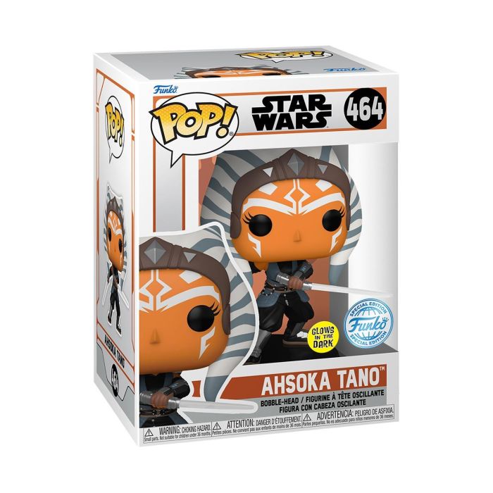 Funko Pop Figura Vinilo Ahsoka Con Sables 54527 Star Wars 1