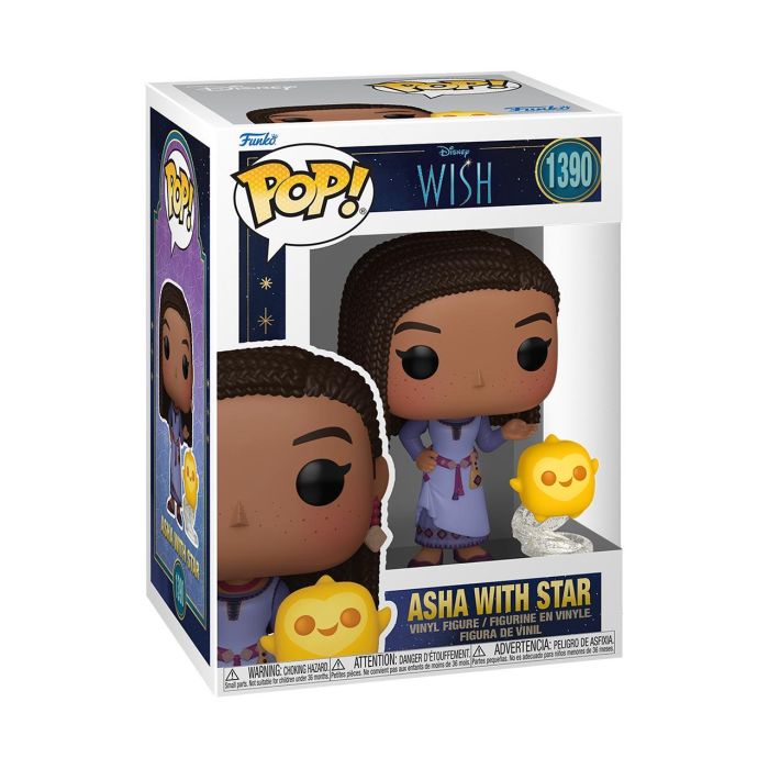 Funko Pop Figura Asha Con Estrella 72420 Disney Wish 1