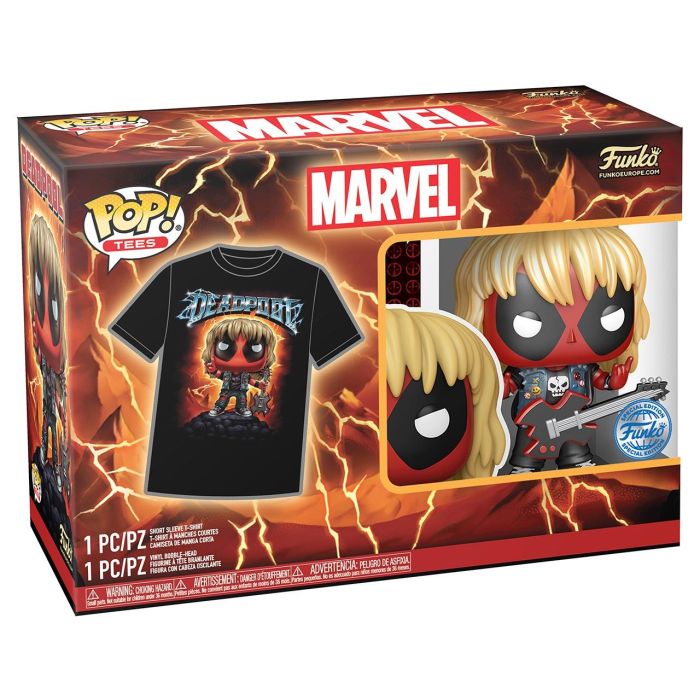 Funko Pop & Tee Deadpool - Heavy Metal- Talla S 75054 1