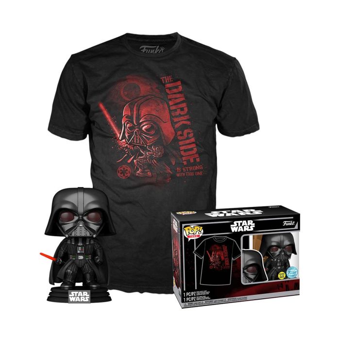 Funko Pop & Tee Darth Vader - Star Wars- Talla S 76896