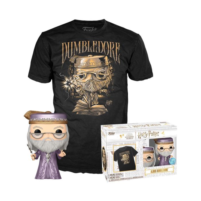 Funko Pop & Tee Dumbledore -Harry Potter- Talla L 76924