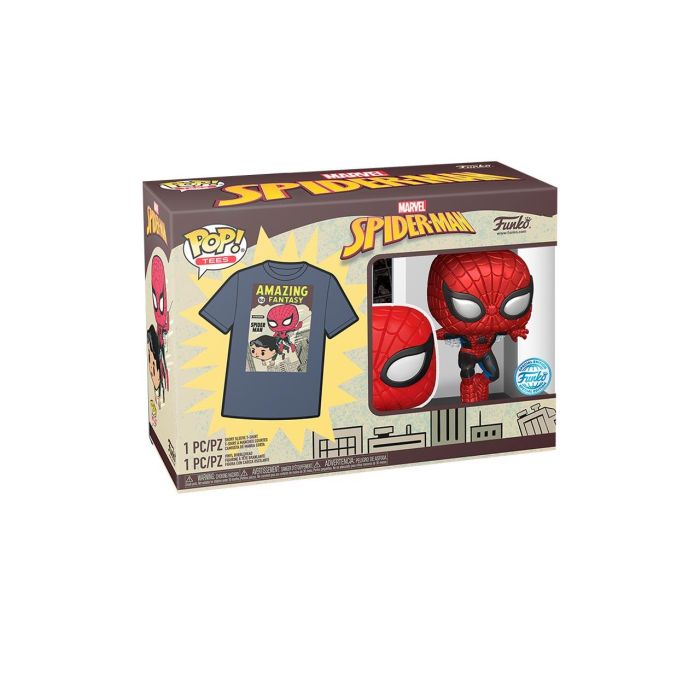 Funko Pop & Tee Spider-Man Comic Cover Talla M 77947 1