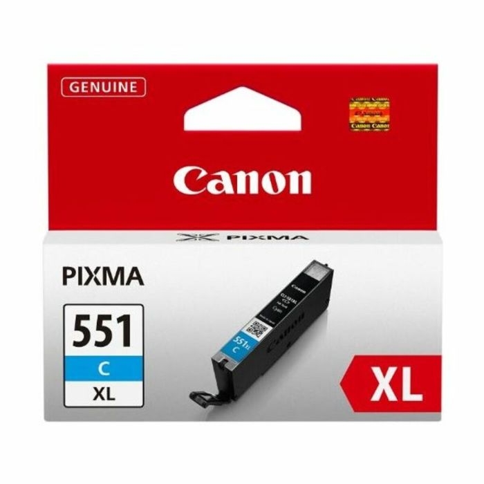 Cartucho de Tinta Compatible Canon CLI-551C XL IP7250/MG5450 Cyan Cian 3