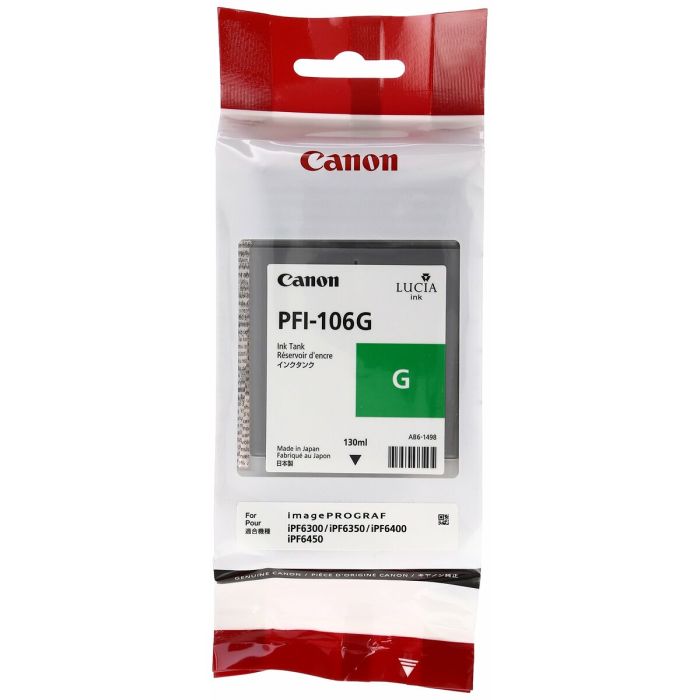 Cartucho de Tinta Original Canon PFI-106 G Verde 1