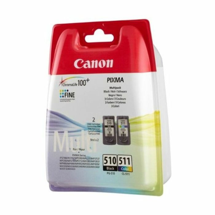Cartucho de Tinta Compatible Canon PG-510/CL511 Negro Tricolor Amarillo Cian Magenta 3