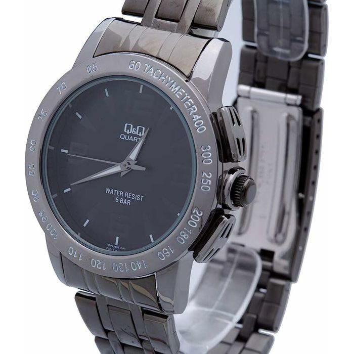 Reloj Hombre Q&Q Q602J405Y Negro Plateado (Ø 40 mm) 2