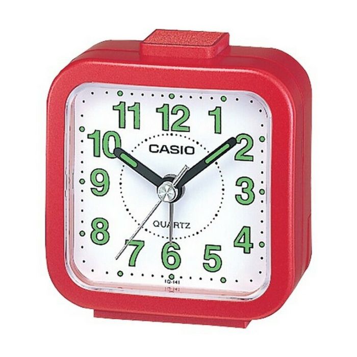 Reloj Despertador Casio TQ-141-4E Rojo