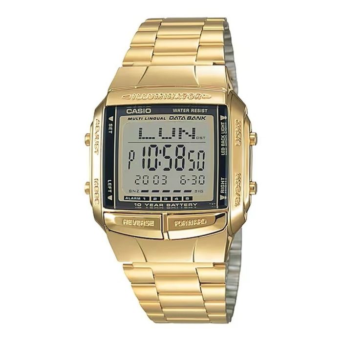 Reloj Hombre Casio DATABANK Dorado (Ø 38 mm)