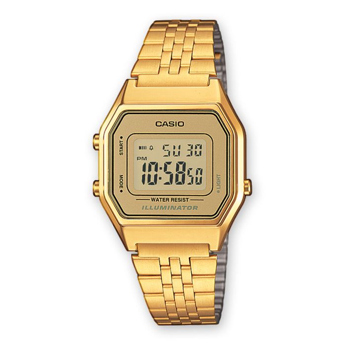 Reloj Unisex Casio LA680WEGA-9ER Dorado Oro (Ø 28 mm)