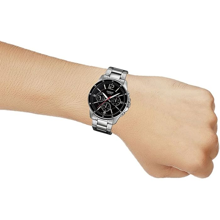 Reloj Hombre Casio Plateado Negro (Ø 43,5 mm) 2